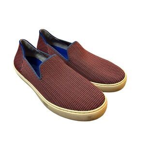Rothy's The Original Slip On Sneakers Orange Blue Shoes
